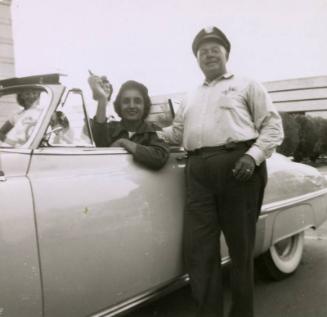Kay Lionikis and Walt Fidler on Tour photograph, 1949