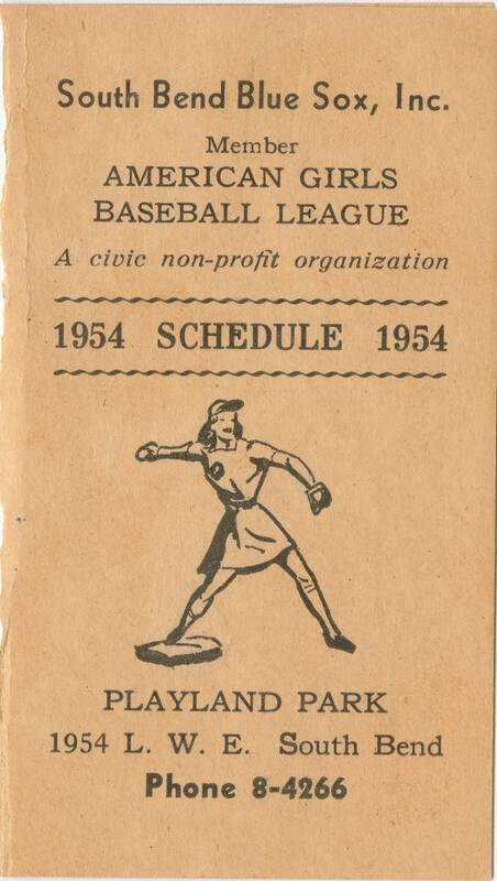 South Bend Blue Sox schedule, 1954