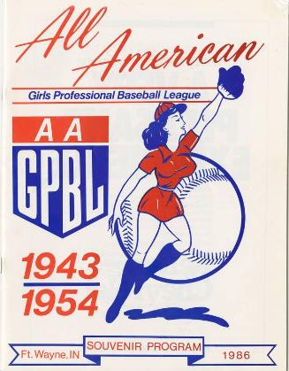 All-American Girls Professional Baseball League Reunion program, 1986