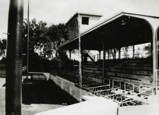 Seating Area at a Ballpark photograph, undated