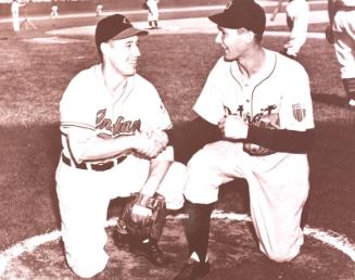 Bob Feller and Hal Newhouser photograph, approximately 1946
