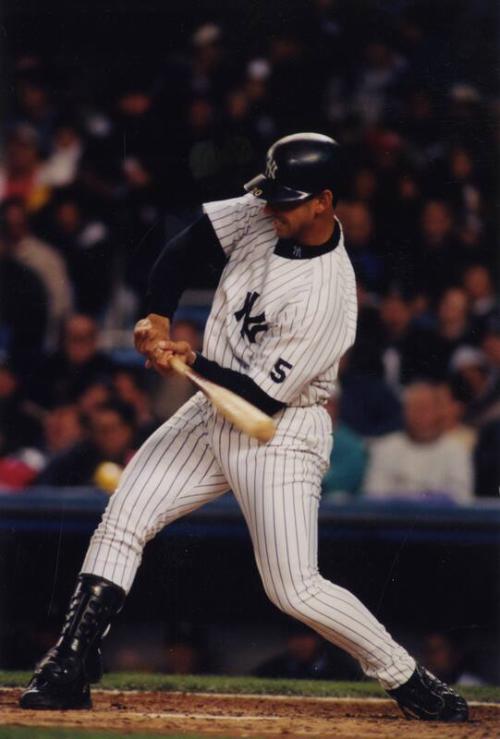 Jorge Posada Batting photograph, 1999