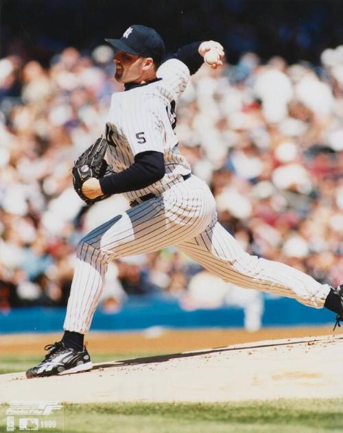 Roger Clemens Pitching photograph, 1999