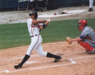 Andruw Jones Batting photograph, 1999 June 24