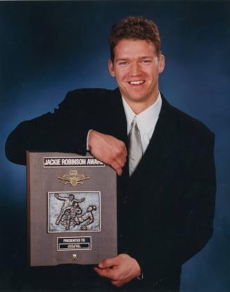 Scott Rolen with Award photograph, 1997