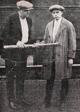 Babe Ruth and Elmer Swanson photograph, 1924