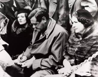 Babe Ruth with Claire and Julia Ruth photograph, undated