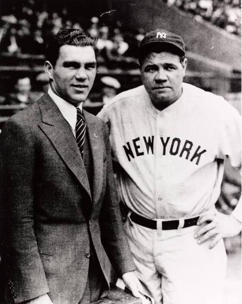 Babe Ruth and Jack Dempsey photograph, between 1920 and 1934