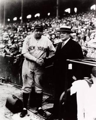 Babe Ruth and Ed Barrow photograph, between 1920 and 1934