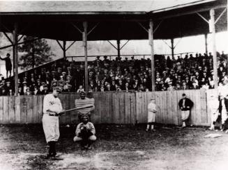 Babe Ruth Batting photograph, 1924 October 22