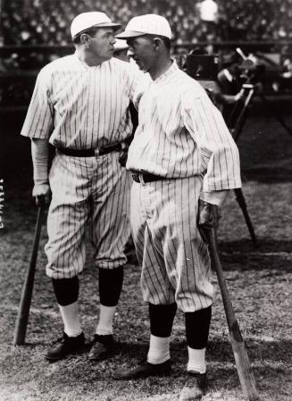 Babe Ruth and Frank Baker photograph, 1921