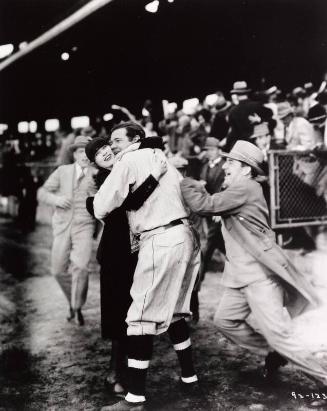 Babe Ruth and Anna Q. Nilsson in "Babe Comes Home" photograph, 1926