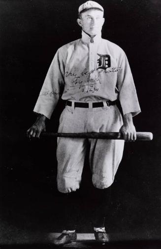 Ty Cobb photograph, between 1908 and 1911