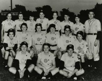 Battle Creek Belles Team photograph, 1952