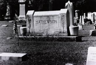 Mathewson Cemetery Plot photograph, undated