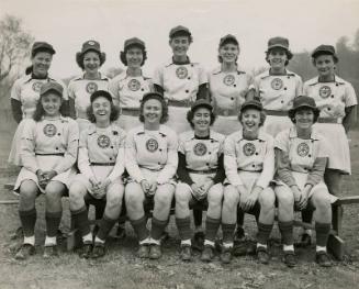 Grand Rapids Chicks Team photograph, 1950