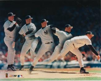 Roger Clemens Pitching photograph, 1999