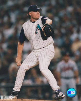 Curt Schilling Pitching photograph, 2000