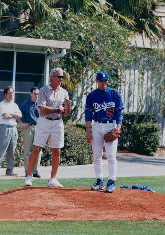 Sandy Koufax Coaching photograph, approximately 2000