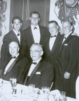 Walter O'Malley Man of the Year Award Dinner Group photograph, 1961 January 28
