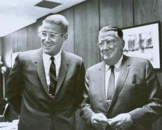 Walter O'Malley and Peter O'Malley photograph, 1967