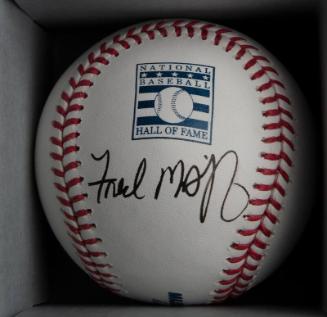 Fred McGriff Autographed ball, 2023 March 28
