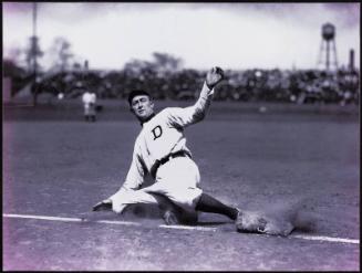 Ty Cobb Sliding photograph, 1915 or 1916