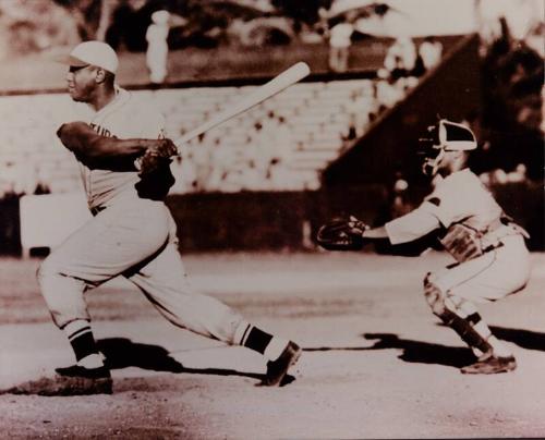 Josh Gibson Batting photograph, 1941