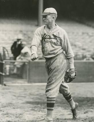 Grover Cleveland Alexander Posed Action photograph, probably 1926