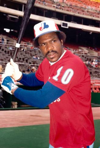 Andre Dawson batting photograph , 1976-1986