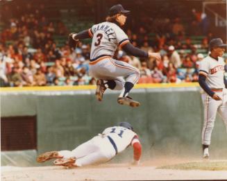 Alan Trammell Jumping photograph, 1983