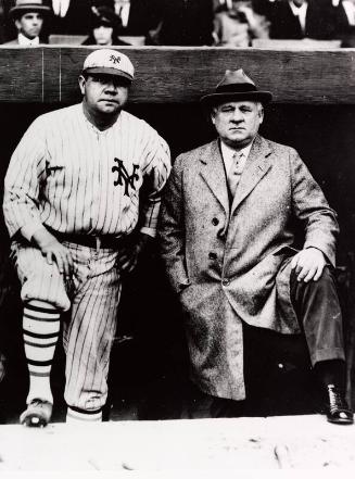 Babe Ruth and John McGraw photograph, 1923 October 03