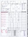 Baltimore Orioles versus New York Yankees scorecard, 2014 September 25
