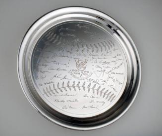 New York Yankees World Champions trophy platter