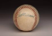 Ted Williams 1000th Extra-Base Hit baseball