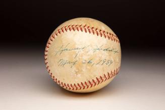 Harvey Haddix No-Hitter Autographed ball