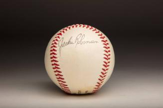Jackie Robinson Autographed ball