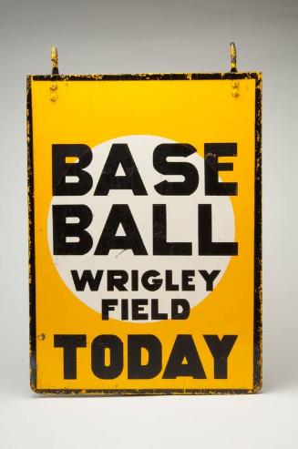 Comiskey Park/Wrigley Field Chicago Transit sign board