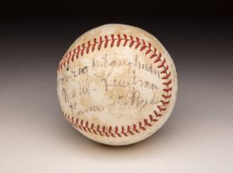 Senator Stuart Symington First Pitch Autographed ball
