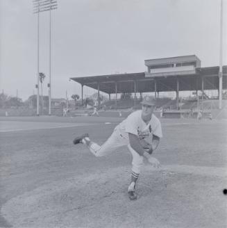 Fritz Ackley pitching negative , 1964