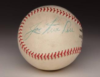 Joe Nuxhall autographed baseball