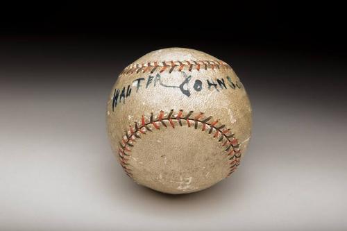 Walter Johnson No-Hitter baseball