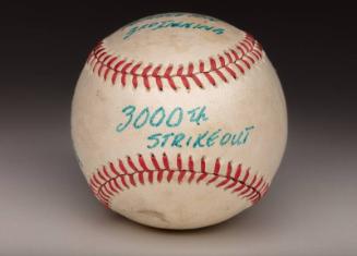Fergie Jenkins 3000th Strikeout ball