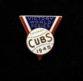 Chicago Cubs World Series press pin