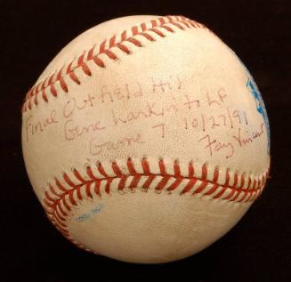 Gene Larkin World Series baseball