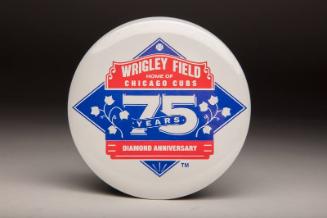 Wrigley Field 75th Anniversary button