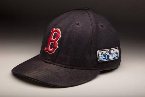 Johnny Damon World Series cap