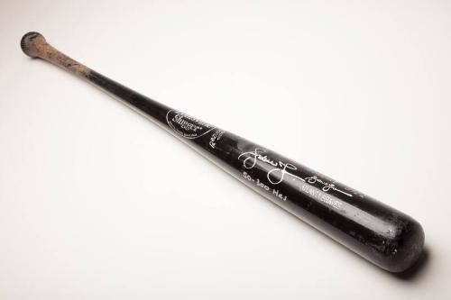 Andruw Jones 300th Career home run Autographed bat