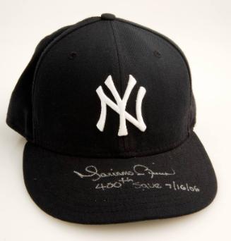 Mariano Rivera 400th Career Save Autographed cap