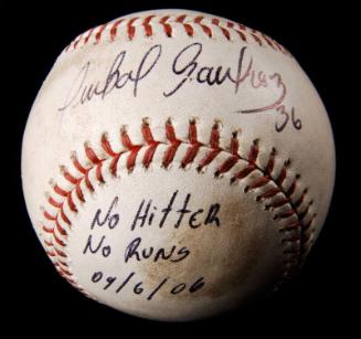 Anibal Sanchez No-Hitter Autographed ball